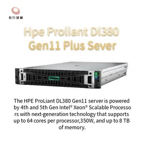 HPE DL380 Gen11 Plus Proliant Rack Server With Xeon Processor 32/64GB Memory thumbnail-2