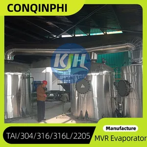 Multi-Effect Distillation High-Salt Wastewater Treatment Evaporator With MVR Technology thumbnail-4