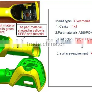 Plastic Injection Over Molded and Plastic Overmolding Part thumbnail-2