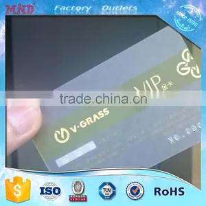 MDC31 13.56mhz Rfid Pvc 1K S50 Transparent Nfc Card thumbnail-1