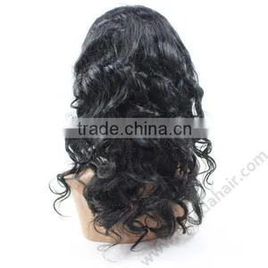 China Manufacturer Big Discount Wholesale Brazilian Full Lace Natural Hair Wig thumbnail-3