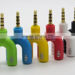Earphone Headphone Jack Ear Cup Splitter Adaptor Music Share Set thumbnail-2