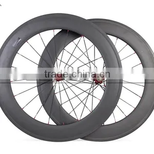 Velosa 700C 88mm Road Wheel Carbon Fiber Cycle Wheels for Road Bike Carbon Wheelset Hot Sale Novatec 271 thumbnail-2