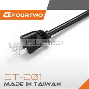 American 110v Power Cord Power Cable With 2 Prong 3 Prong AC Male Plug thumbnail-1