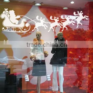 [Alforever]Santa Claus Rid Deer Bring Gift-Tribal Decal Vinyl Car Wall Laptop Sticker thumbnail-6