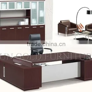 Practical and Cleverish Office Table Office Computer Desk CEO Office Desk (SZ-ODL318) thumbnail-2