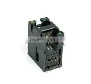 Multi-ports RJ45 PCB JACK /Socket/Connector With LED thumbnail-1