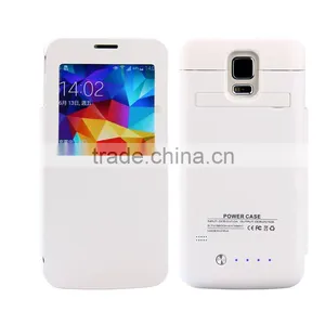 Ultra Slim 3800mAh External Backup Battery Charge Case For Samsung Galaxy S5 thumbnail-1