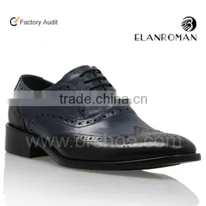 Newest Brogue Genuine Leather Men Shoes thumbnail-1