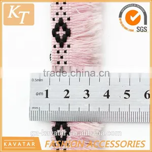 2016 Hot-sale Korean Ethnic Style Polyester Fringe Trim for Garment Decoration thumbnail-3