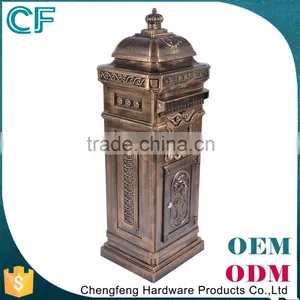 The Most Popular Style In Europe Wholesale Price 100% Raw Material Free Standing Large Post Boxes For Sale From China thumbnail-3