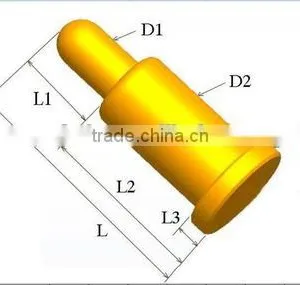 Gold Plating 2pin Connector,ic Test Socket thumbnail-2