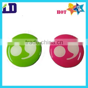Circle Shape Domed Epoxy Sticker Bumper Sticker thumbnail-1
