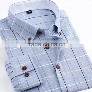 Custom Made Stylish Check Shirts for Men 100% Polyester Shirts thumbnail-4
