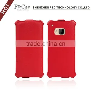 Original Mobile Phone Flip Cover Leather Case for HTC One M9 thumbnail-1