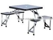 Outdoor Picnic Plastic Folding Table thumbnail-1