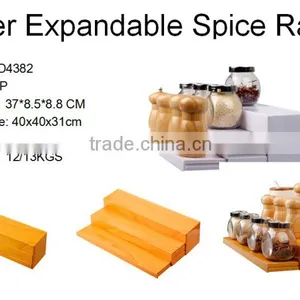2015 New Products Space Saving Durable Expandable 3 Tiers Spice Organizer for Kitchen Rack Ideamake Patented thumbnail-5