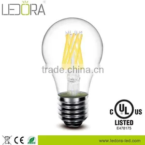 120v E26 UL Certificate A19 4W 6W 8W Dimmable LED Filament Bulb ul thumbnail-1
