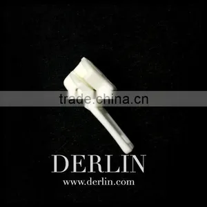 White Waterproof Non-metal Whole Made of Plastic Zip Puller Slider thumbnail-3