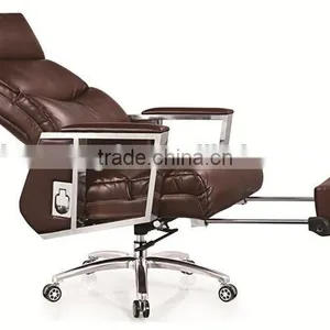 Special Design Leather Reclining Chair With Leg Rest thumbnail-1
