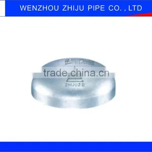 Large Steel Pipe End Cap DN 600 24 Inch Vacuum Fittings thumbnail-1