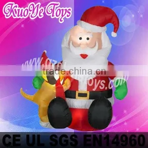 Inflatable Christmas Man, Christmas Moving Santa, Santa Claus thumbnail-1