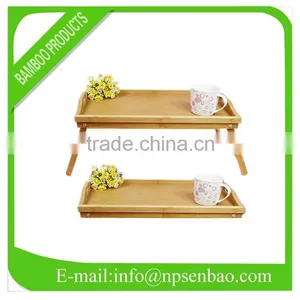 Foldable Bamboo Serving Tray thumbnail-1