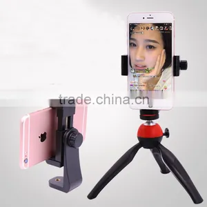 Strong 360 Rotable Camera Tripod Holder With Rotation Phone Clip Mount for IPhone7/7plus/6/6s/6plus/5,SamsungS6 S9/Note 2 3 4 5 thumbnail-2