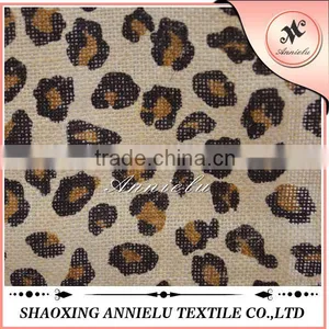 Fancy Flower Printed Burlap Jute Fabric Plain Fabric thumbnail-1