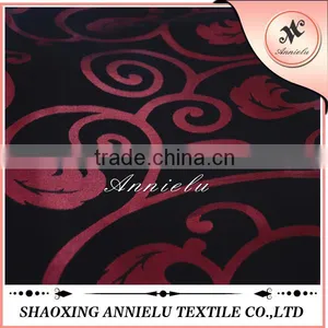 Beautiful Dark Red Wholesale Jacquard Fabric thumbnail-1