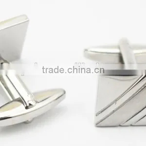 Cuff Button Brass Cufflinks Rectangle Brass Men Shirt Cuff Button thumbnail-1