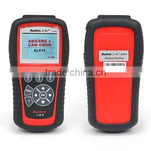 Original Autel Autolink AL619 ABS/SRS + CAN OBDII Diagnostic Scan Tool Turn off Check Engine Light Clears Codes Resets Monitors thumbnail-2