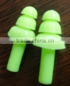 Chemical 3 Flange Silicone Ear Plugs in Pipe Soundproof Silicone Ear Plug SNR 29 Without String for Sales thumbnail-6