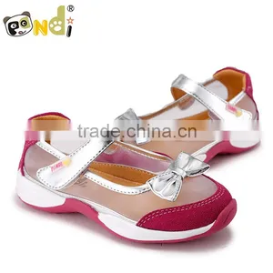 2016 Have Stock New Spring Autumn Childrne Princess Shoes With Bowknot Suede Leather High Quality Flats Shoes thumbnail-4