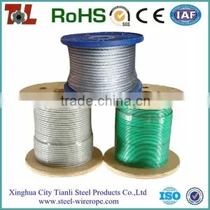 Hot Selling Plastic Coated /covered Stainless Steel Cable thumbnail-2