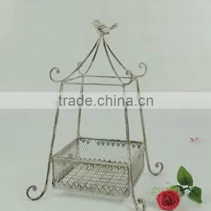 Shabby Chic Wholesale Floor Standing Basket thumbnail-1