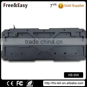 OEM Logo USB Wired 114 Multimedia Keyboard for PC thumbnail-3