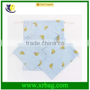 Custom Printed Grocery Cotton Drawstring Sling Bag thumbnail-4