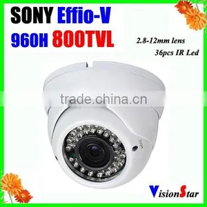 Varifocal Sony 2.8-12mm Camera Lens Super WDR Function 36pcs Led IR-Cut Video Camera CCD Chip Security Camera Systems thumbnail-1