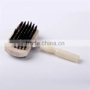Double Head Pet Brush in Wood Handle thumbnail-1