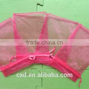 Drawstring Sealing&Handle and Hot Stamping Surface Handling Customized Personalized Organza Bag Wholesale thumbnail-3