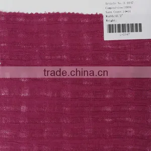14*14 100% Linen Dobby Yarn Dyed Fabric thumbnail-1