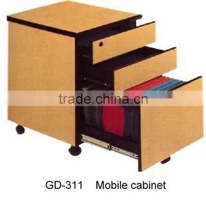 Metal Storage Bedside Cabinet thumbnail-1