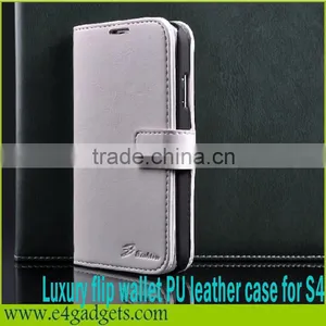 Fashion Flip Wallet Case for Samsung s4 Case With Card Slots,case for S4 thumbnail-1