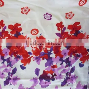 New Arrival Flower Pattern 100% Custom Printed Spun Rayon Fabric thumbnail-1