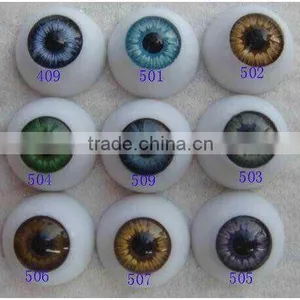 High Quality Colourful Plastic Eyes in Round Ball Half-round and Oval thumbnail-2