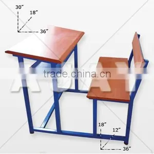 School Bench & Desk thumbnail-1