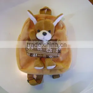 Most Popular High Quality Stuffed Customized Plush Brown Dog Animal Backpack,school Backpack thumbnail-1