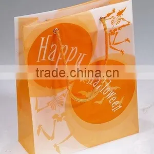 Custom Printed Rope Handle Plastic Shopping Bag thumbnail-5