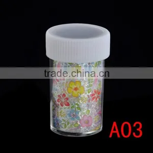 Wrap Foil Transfer Adhesive Sticker Nail Art Decor Tools Kit thumbnail-1